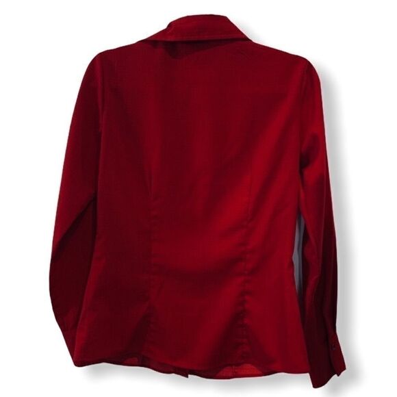 Fred David Red Button down - Picture 2 of 5